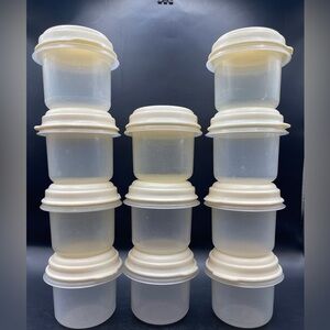 Rubbermaid Servin Saver #0 w Almond Lid, 11 Available, Price is Per Set